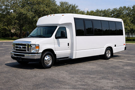 18-passenger minibus available for charter in Hampton, VA