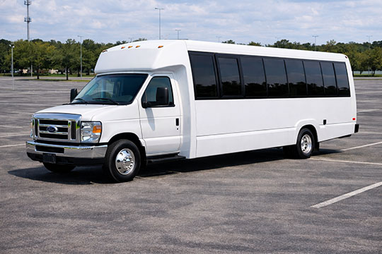 25-passenger minibus available for charter in Hampton, VA